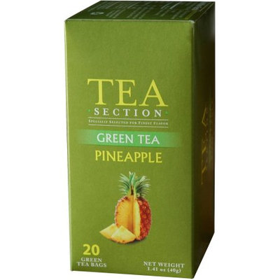 Tea Section Pineapple Green Tea Bags, 20 count, 1.41 oz