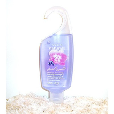 Avon Naturals Vibrant Orchid & Blueberry Shower Gel