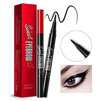 Putars Women Sexy Eyeliner Pen Makeup Cosmetic Black Pink Liquid Eye Liner Pencil Make Up Tool Black