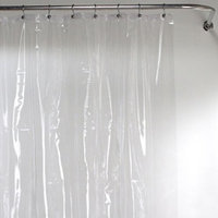 Extra Long Shower Curtain Liner Clear Vinyl