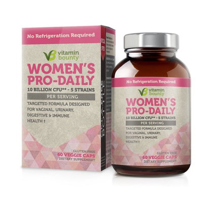 Vitamin Bounty Womens Daily Probiotic - 10 Billion CFUs Per Serving, 5 Strains, Prebiotic and Probiotic