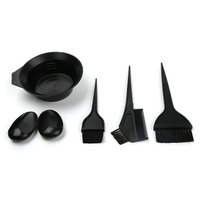 5 Pcs/Set Salon Hair Coloring Dyeing Kit Color Dye Brush Comb Mixing Bowl Tint Tool Set