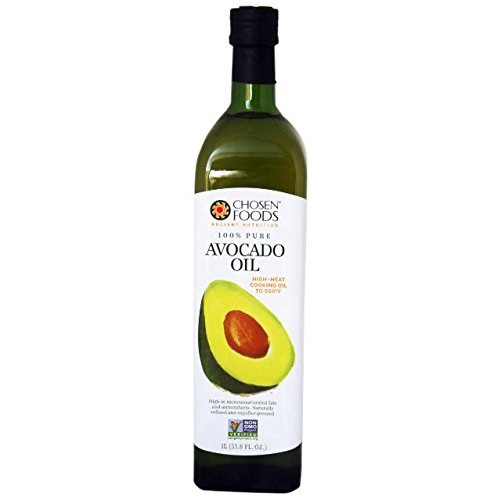 Chosen Foods 100% Avocado Cooking Oil, 1L Bottle (33.8fl)