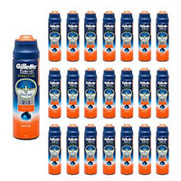 24x Gillette Fusion Proglide Sensitive Shave Gel Pure Sport Shaving Gel 6oz