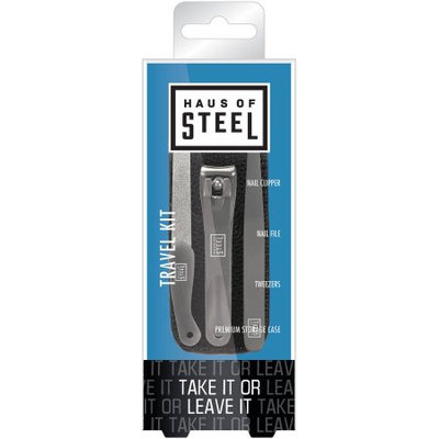 Pacific World Corp Haus of Steel Travel Kit, 4 pc