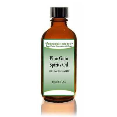 Pine Gum Spirits - 100% Pure Essential Oil of Pine Tree (NOT Rectified Paint Grade) ING: Organic Oil