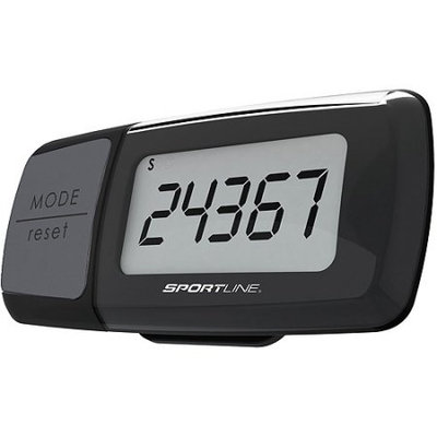 Sportline Triple Function Calorie Counting Pedometer, Black