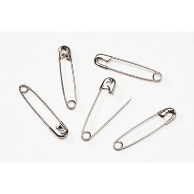 Darice Safety Pins Silver Size3 2In 144Pc
