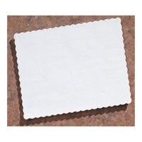 Hoffmaster® Straight Edge Placemat White Dubonnet, 9.75