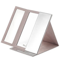 Miss Sweet Tri-Fold Makeup Mirror Travel Mirror Handmade 16.5
