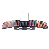 MISS ROSE Makeup Kit Gift Set – 142 Eyeshadow Colors, 3 Color Blush, 3 Color Eyebrow Powder, Mirror, All in One Makeup Kit by Bohonan