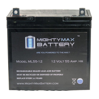 12V 55Ah SLA Battery for Locke-Devere 10, 12, 21, 22, 23 Mower
