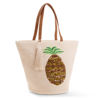 Twig & Arrow Embellished Pineapple Handbag