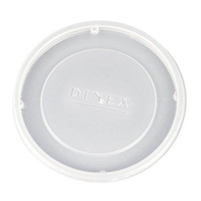Dinex DX11838714 Classic Polystyrene Disposable Lid, Translucent, For 8oz Insulated Bowl (Case of 1000)