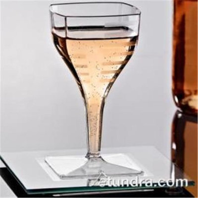 EMI Yoshi EMI-SWG2 Squares Mini Wine Glass 2 oz - Pack of 35407 - Clear