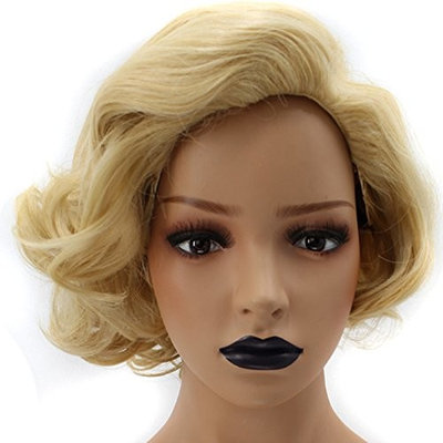 Anogol Hair Cap+ Sexy Short Curly Women's Hair Wig Synthetic Wigs for Party