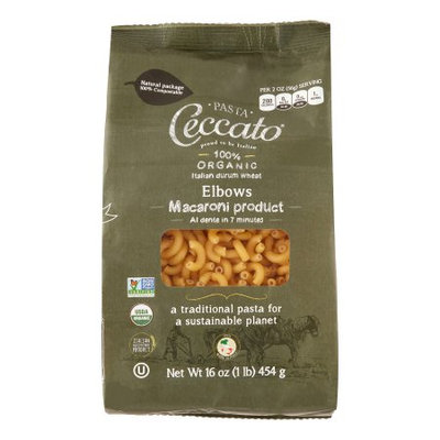 Ceccato Organic Pasta Elbows Macaroni Product 16 oz