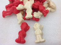 Vidal Gummi Elves Red and White Gummy Elf Christmas Candy 2 pounds