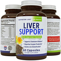 Natural Liver Detox - Solarplast + Pure Milk Thistle Complex - Potent Enzymes for Protein and Fat Digestion – Liver Cleanse Supplement for Men & Women – 60 Veggie Caps - Guaranteed