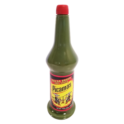 B & B ByB Picamas Green Hot sauce 7.05 oz - Salsa verde picante (Pack of 12)