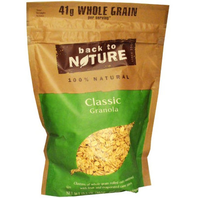 Back to Nature, Granola, 100% Natural Classic, 13.5 oz (pack of 12)