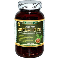 100% Pure, Wild Oregano Oil - 120 Liquid Veggie Capsules - Standardized Extract with 32 mg of Carvacrol (over 70%), by Gold Source Labs