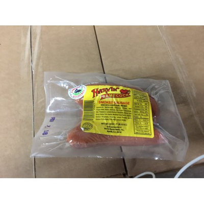 Harvin Choice Meats Inc. Harvin Gamecock Red Link Smoked Sausage, 24 oz