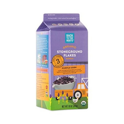 Back To The Roots 271459 10 oz. Cereal Purple Corn Stoneground