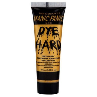 Glam Gold Dye Hard Manic Panic Styling Gel 1.66 oz Washable Color