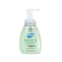 Dial 1325977 Basics Hypoallergenic Foaming Hand Lotion Soap Manual Pump, 7.5oz Bottle (Pack of 8)