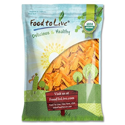 Food To Live ® Organic Mango Strips (Dried, Non-GMO, Unsulphured, Unsweetened, Bulk) (6 Pounds)