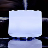 Shethwala Inc ZAQ Lotus LiteMist Aromatherapy Diffuser with Multicolor LED and 500 ml Capacity