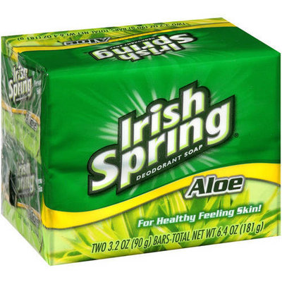 Irish Spring Aloe Vera Bar Soap - 2 Count