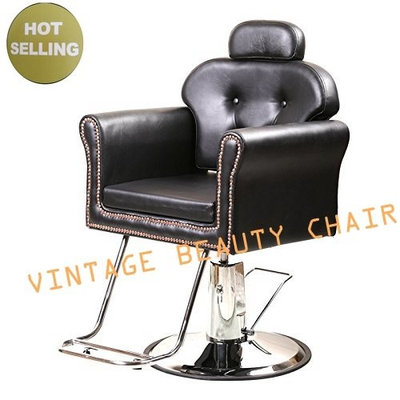 Beauty4Star Vintage Old Barber Salon Chair for All Purpose Styling Shampoo Eyebrow Waxing