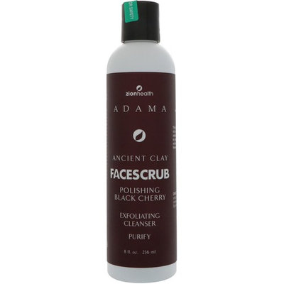 Zion Health, Adama, Ancient Clay, Face Scrub, Polishing Black Cherry, 8 fl oz (236 ml)
