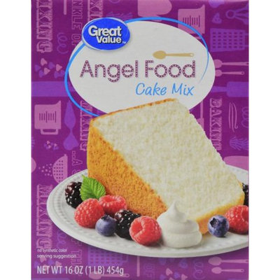Great Value Cake Mix Angel Food16oz Box