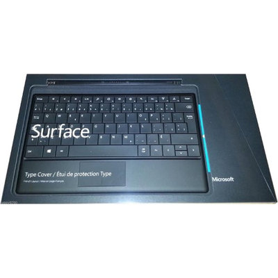 Microsoft Corp. Type Cover Keyboard Canadian French Layout for Microsoft Surface Windows RT, RT 2, Pro, Pro 2-Black