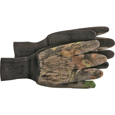 Boss Mfg 4203MOL Gloves, Jersey, Plastic Dot, Large