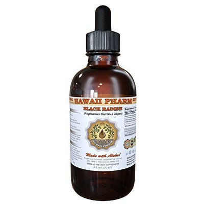 Black Radish Liquid Extract, Black Radish (Raphanus Sativus Niger) Dried Root Tincture Supplement 2x2 oz