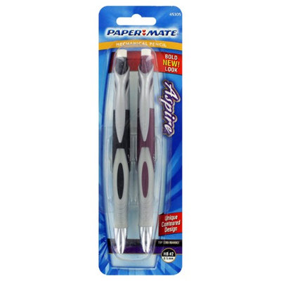 Paper-mate Paper Mate Aspire Mechanical Pencils, 0.5mm, Assorted Colors - 2/Pack