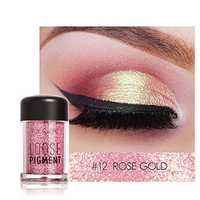 Women's Eye Shadow Glitter Palettes, Makeupstore 12 Colors Eye Shadow Makeup Pearl Metallic Eyeshadow Palette Cosmetic Set