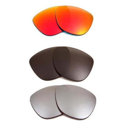 Best SEEK Polarized Replacement Lenses for Oakley FROGSKINS Black Red Silver