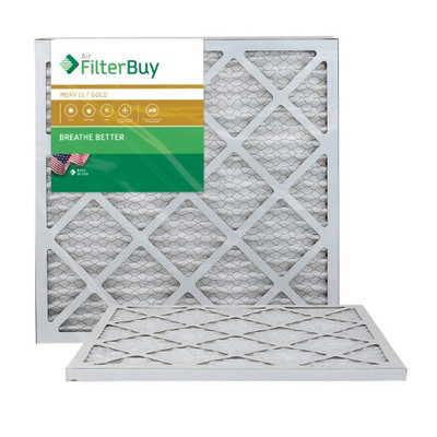 AFB Gold MERV 11 18x22x1 Pleated AC Furnace Air Filter. Filters. 100% produced in the USA. (Pack of 2)