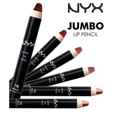 (PACK OF 6) NYX COSMETICS JUMBO LIP PENCIL - #726 ICE : Beauty
