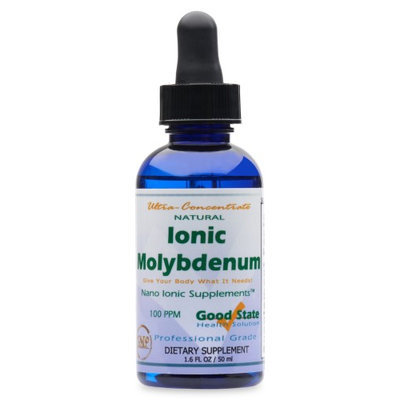 Good State Liquid Ionic Molybdenum Ultra Concentrate - 10 Drops Equals 100 Mcg - 100 Servings Per Bottle