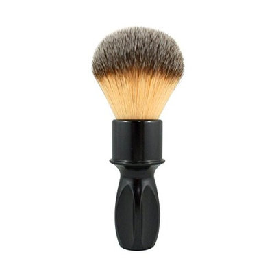 RazoRock 400 Plissoft Synthetic Shaving Brush - Glossy Black Handle