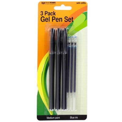 Home Essentials & Beyond Inc Gel Pens Set with Refills (Lot of 24) (Pack of 24)