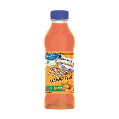 Tradewinds Jimmy Buffett's Island Tea, Peach Mango Black Tea 18.5-ounce plastic bottles (Pack of 12)