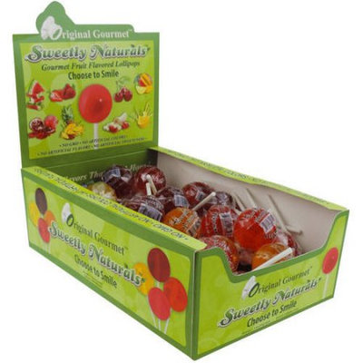 Original Gourmet Sweetly Naturals Lollipops, 48 count