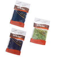 Dovewill 3 Packs Depilatory Hot Film Wax Bean Pellet Body Bikini Waxing Hair Removal Green Tea Chamomile Lavender